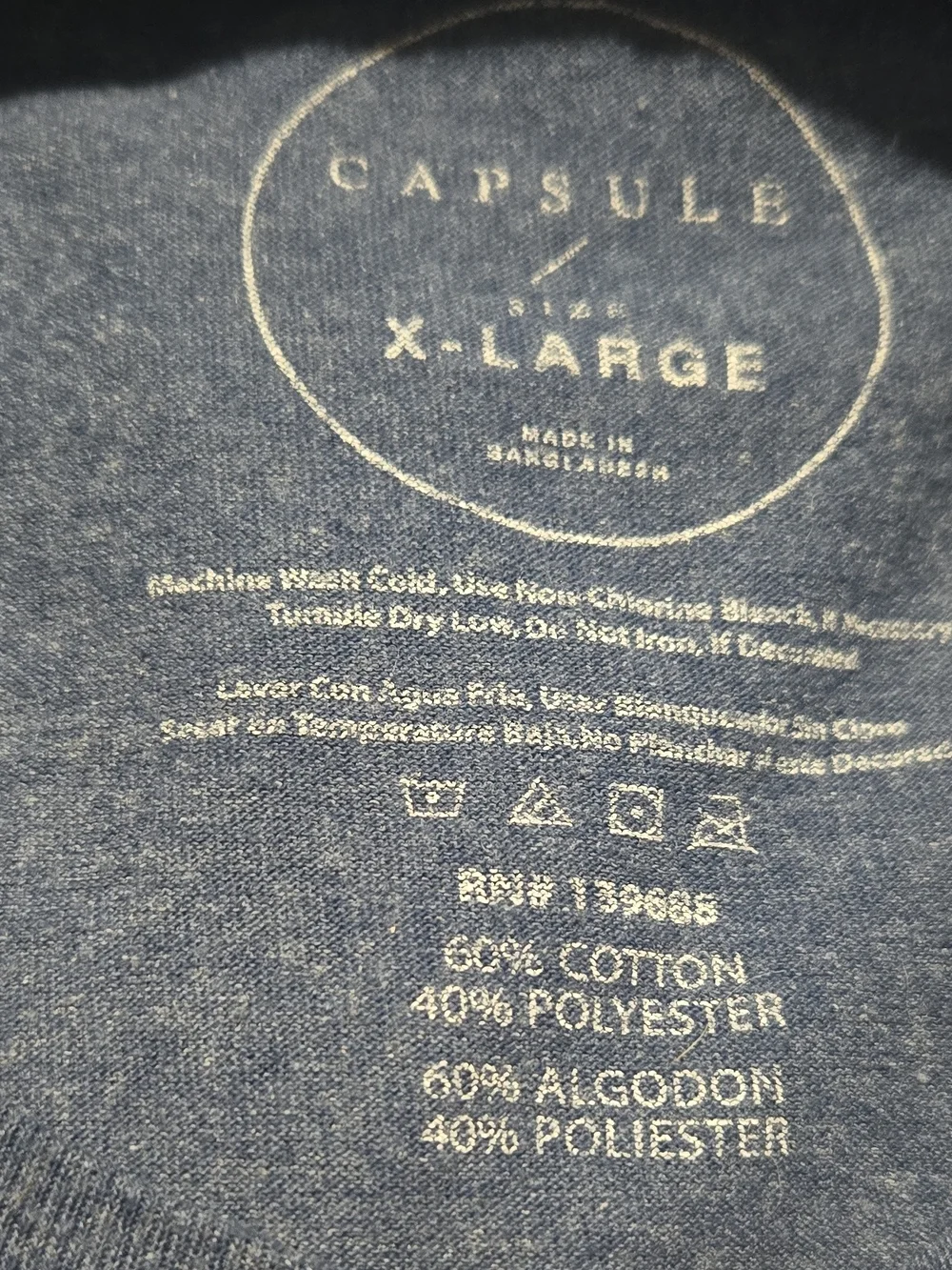 Capsule Youth XL Navy Graphic Space Explorer T-Shirt